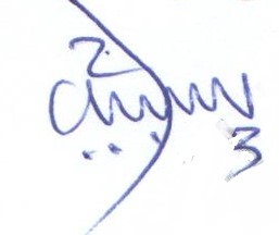 Original signature supplied with the organisational structure