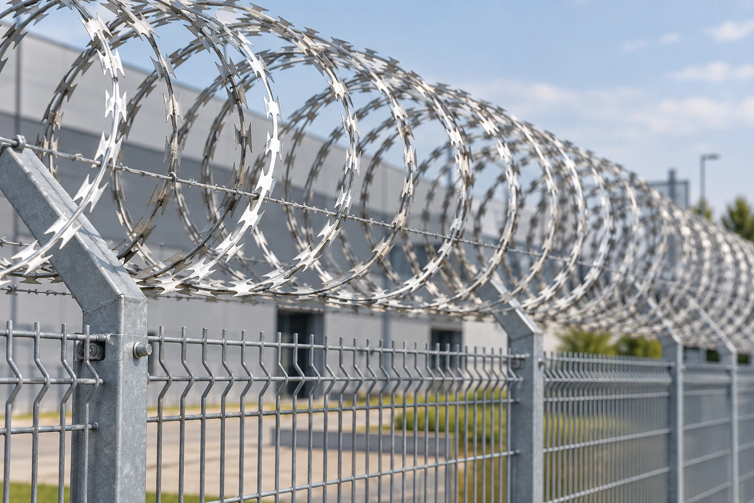 American barbed / razor wire