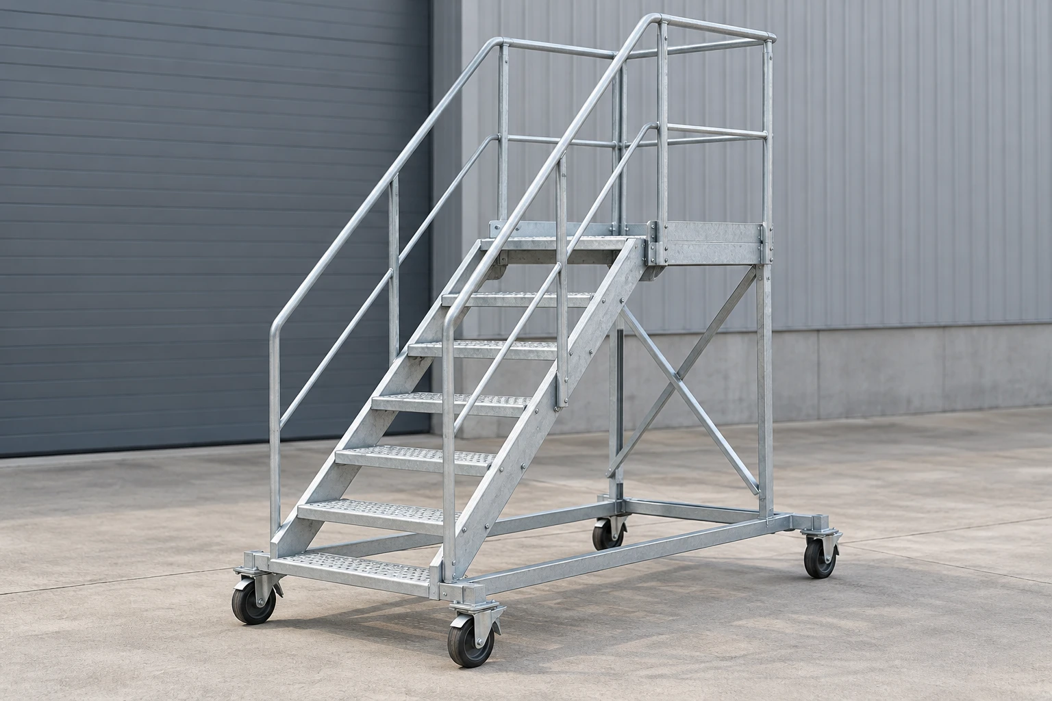 Mobile access ladder